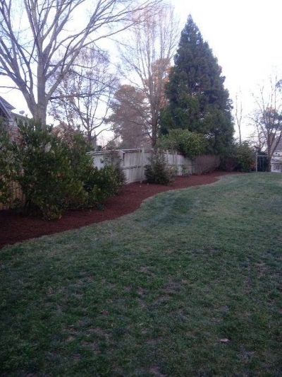 Spring mulch service.