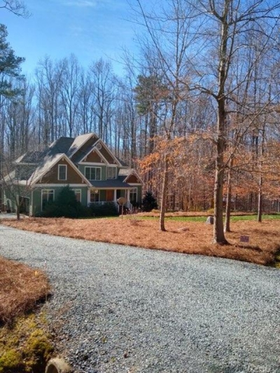 Pine straw installation.