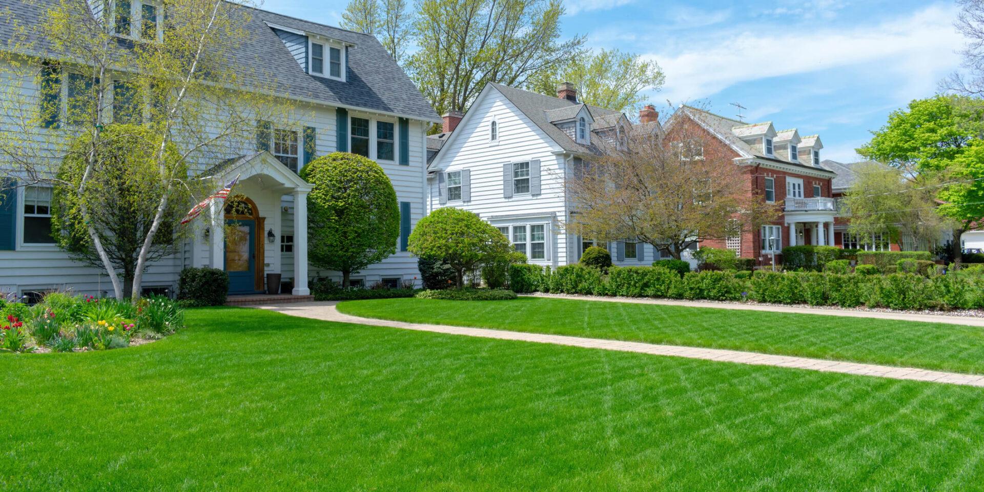 Professional lawn mowing service in Raleigh NC keeps lawns lush and well-manicured.